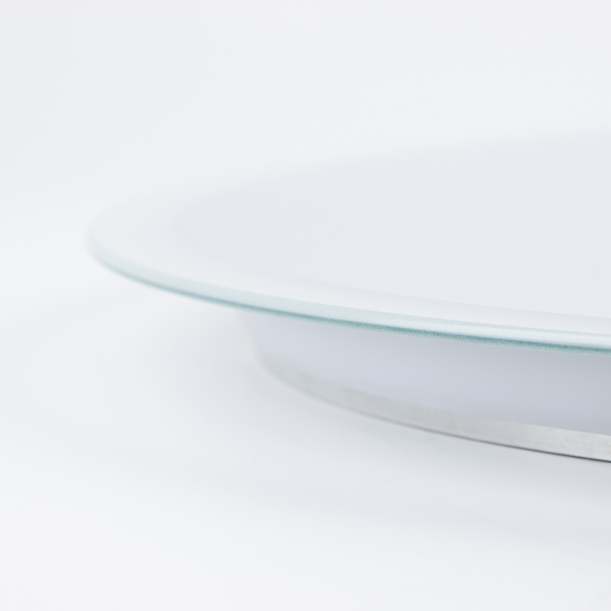 Brilagi - Specchio da bagno LED BERNATE LED/19W/230V Ø 60 cm argento IP44 CRI 90 dimmerabile + CCT