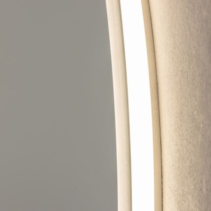 Brilagi - Specchio da bagno LED BERNATE LED/19W/230V Ø 60 cm argento IP44 CRI 90 dimmerabile + CCT