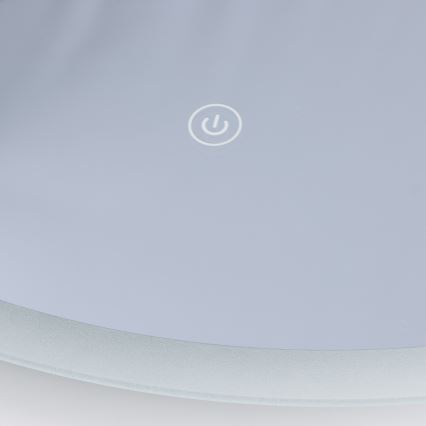 Brilagi - Specchio da bagno LED BERNATE LED/19W/230V Ø 60 cm argento IP44 CRI 90 dimmerabile + CCT