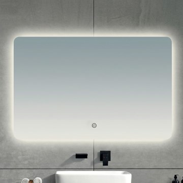 Brilagi - Specchio da bagno LED COMO LED/28W/230V 60x80 cm IP44 CRI 90 dimmerabile + CCT