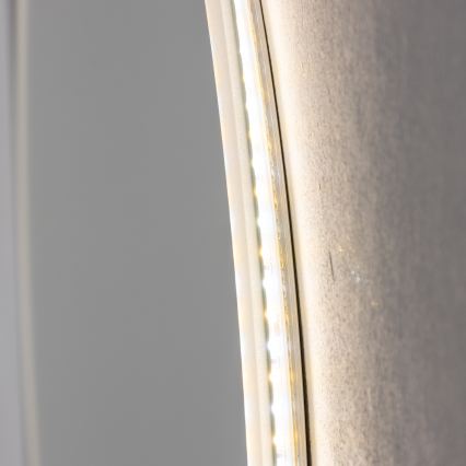 Brilagi - Specchio da bagno a LED CUNEO LED/19W/230V Ø 60 cm IP44 CRI 90 dimmerabile + CCT