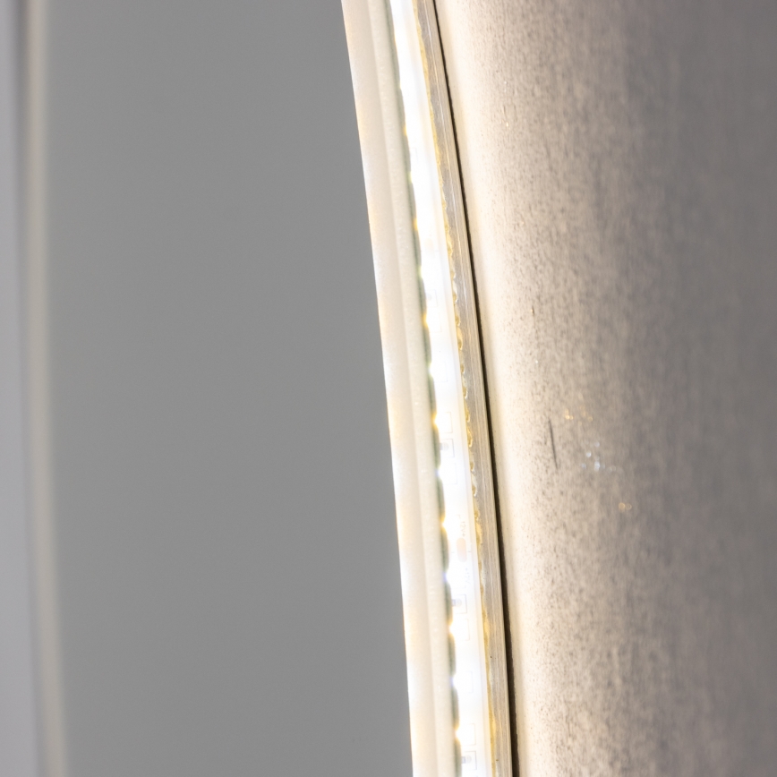 Brilagi - Specchio da bagno a LED CUNEO LED/19W/230V Ø 60 cm IP44 CRI 90 dimmerabile + CCT