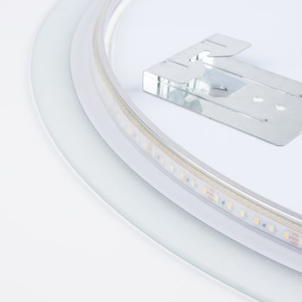 Brilagi - Specchio da bagno a LED CUNEO LED/19W/230V Ø 60 cm IP44 CRI 90 dimmerabile + CCT
