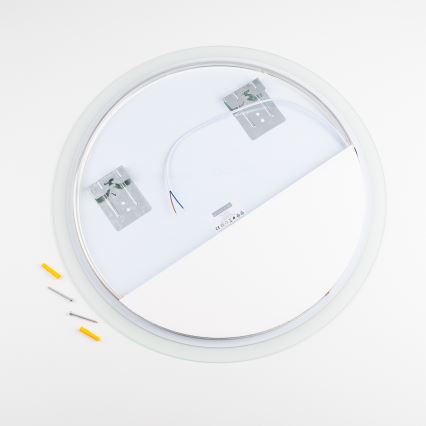 Brilagi - Specchio da bagno a LED CUNEO LED/19W/230V Ø 60 cm IP44 CRI 90 dimmerabile + CCT