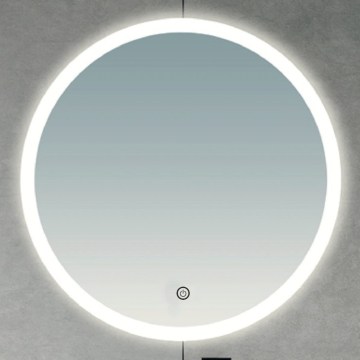 Brilagi - Specchio da bagno LED CUNEO LED/25W/230V Ø 80 cm IP44 CRI 90 dimmerabile + CCT