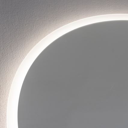 Brilagi - Specchio da bagno LED CUNEO LED/25W/230V Ø 80 cm IP44 CRI 90 dimmerabile + CCT