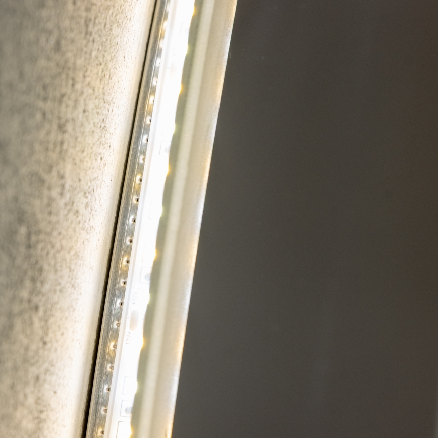 Brilagi - Specchio da bagno LED CUNEO LED/25W/230V Ø 80 cm IP44 CRI 90 dimmerabile + CCT
