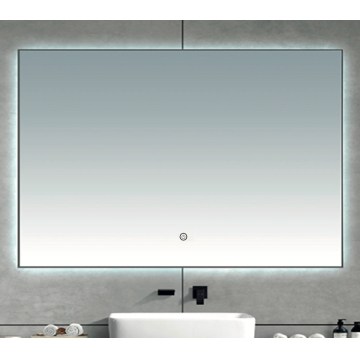 Brilagi - Specchio da bagno LED DESIO LED/28W/230V 60x80 cm argento IP44 CRI 90 dimmerabile + CCT