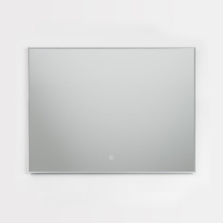 Brilagi - Specchio da bagno LED DESIO LED/28W/230V 60x80 cm argento IP44 CRI 90 dimmerabile + CCT