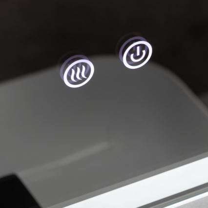 Brilagi - Specchio riscaldato per bagno LED BELLA LED/16W/230V 60x60 cm IP44 CRI 90 dimmerabile + CCT