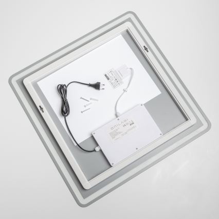 Brilagi - Specchio riscaldato per bagno LED BELLA LED/16W/230V 60x60 cm IP44 CRI 90 dimmerabile + CCT