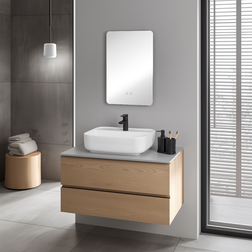 Brilagi - Specchio da bagno riscaldato LED DIANA LED/13W/230V 60x40 cm IP44 CRI 90 dimmerabile + CCT