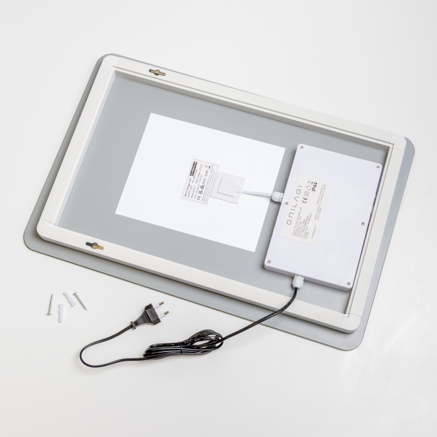 Brilagi - Specchio da bagno riscaldato LED DIANA LED/13W/230V 60x40 cm IP44 CRI 90 dimmerabile + CCT