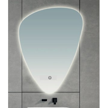 Brilagi - Specchio da bagno LED GOCCIA LED/19W/230V 67x50 cm IP44 CRI 90 dimmerabile + CCT