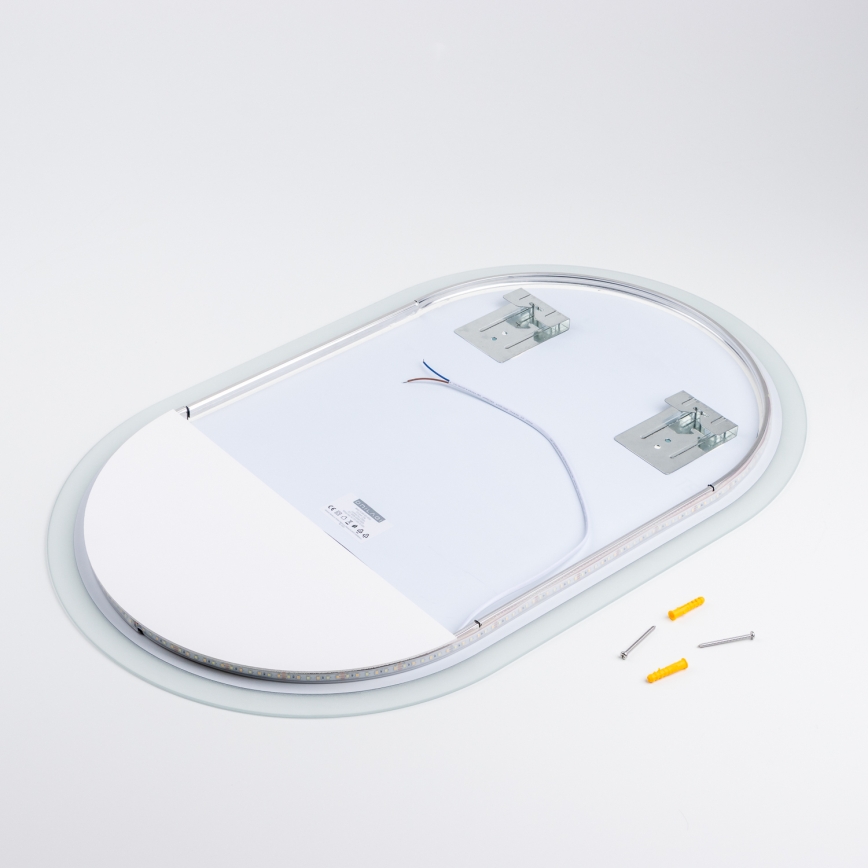Brilagi - Specchio da bagno LED LECCO LED/25W/230V 50x80 cm IP44 CRI 90 dimmerabile + CCT