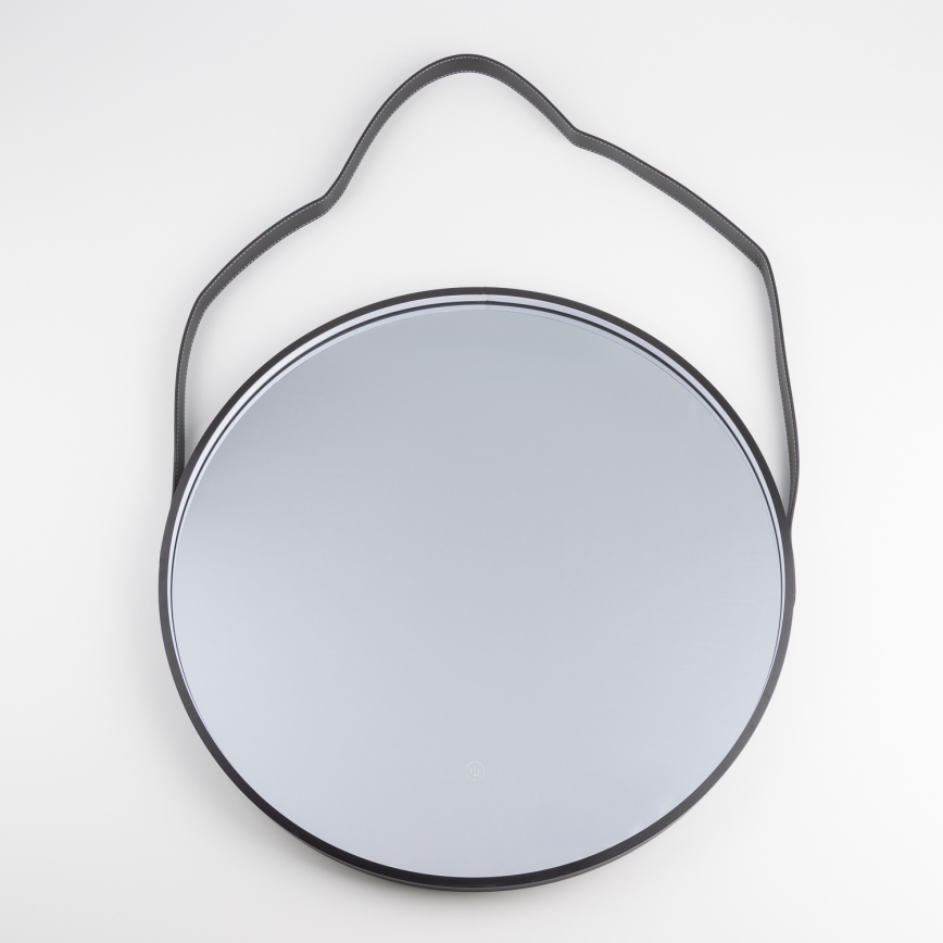 Brilagi - Specchio LED per bagno PALANZO LED/19W/230V Ø 60 cm nero IP44 CRI 90 dimmerabile + CCT