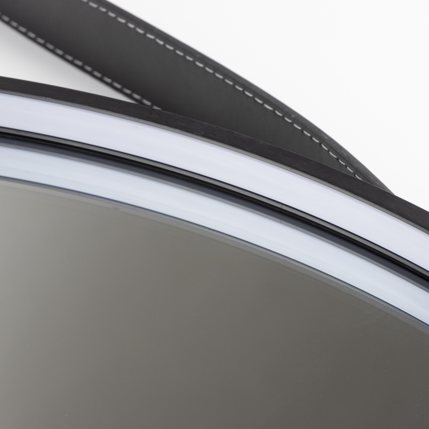 Brilagi - Specchio LED per bagno PALANZO LED/19W/230V Ø 60 cm nero IP44 CRI 90 dimmerabile + CCT