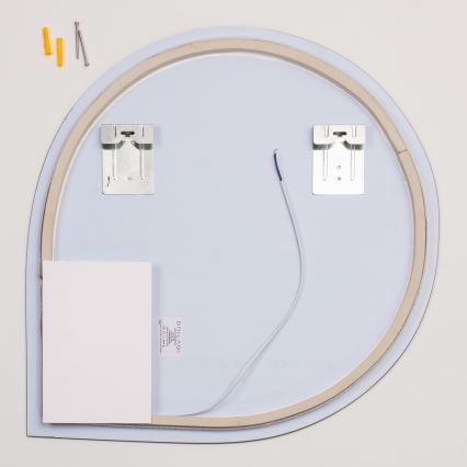 Brilagi - Specchio da bagno a LED RICADI LED/19W/230V 60x60 cm IP44 CRI 90 dimmerabile + CCT (temperatura colore regolabile)