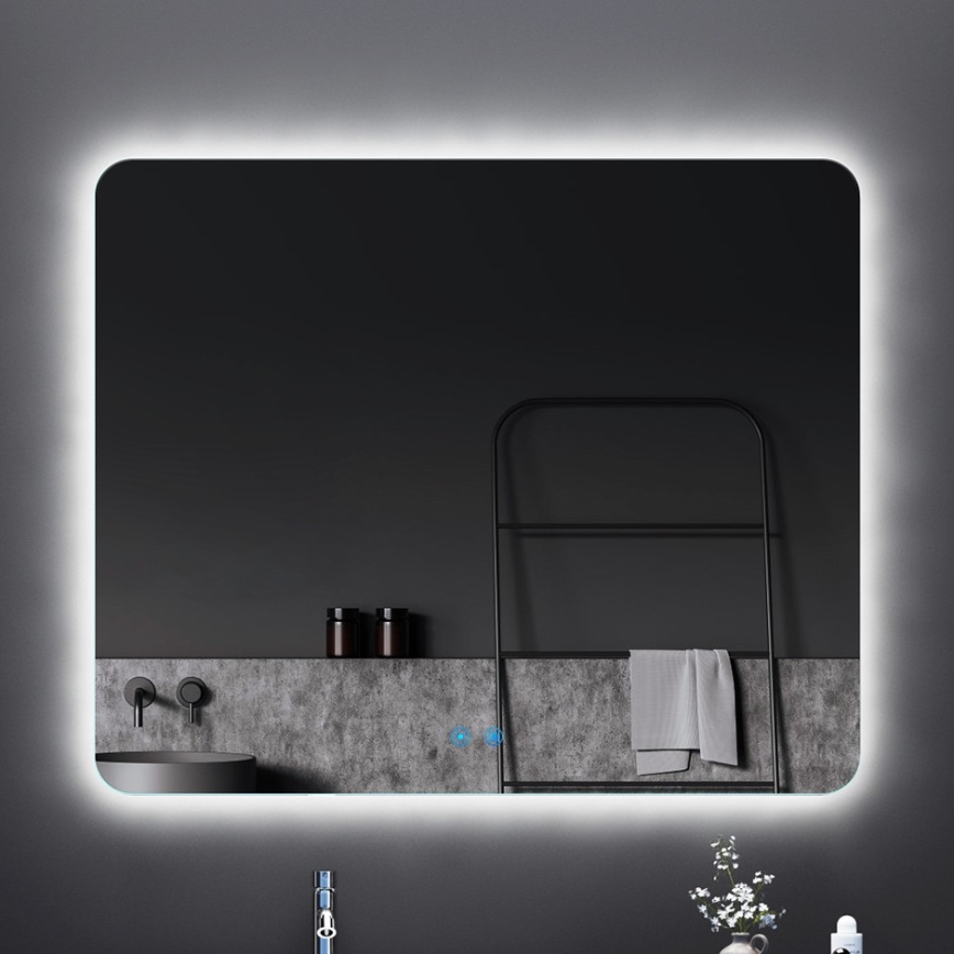 Brilagi - Specchio da bagno LED riscaldato dimmerabile con retroilluminazione DIANA LED/17W/230V 60x60 cm 3000/4000/6500K IP44