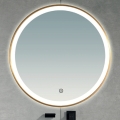 Brilagi - Specchio da bagno LED TORINO LED/19W/230V Ø 60 cm argento IP44 CRI 90 dimmerabile + CCT