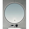 Brilagi - Specchio da bagno LED VENA BLACK LED/19W/230V Ø 60 cm IP44 CRI 90 dimmerabile + CCT