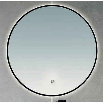 Brilagi - Specchio da bagno LED VENA BLACK LED/32W/230V Ø 100 cm IP44 CRI 90 dimmerabile + CCT