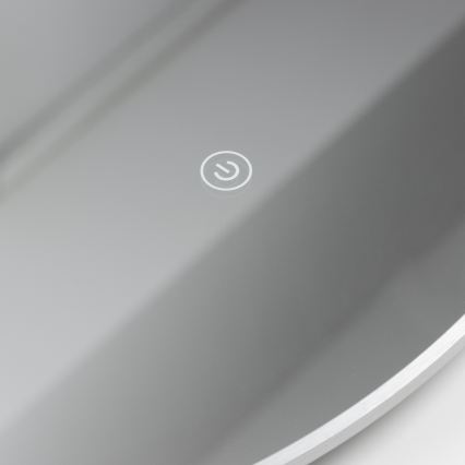 BRILAGI - Specchio da bagno LED VENA SILVER LED/19W/230V Ø 60 cm IP44 CRI 90 dimmerabile + CCT