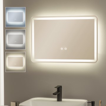 Brilagi - Specchio da bagno riscaldato a LED dimmerabile con retroilluminazione BELLA LED/12W/230V 40x60 cm 3000/4000/6500K IP44 CRI 90