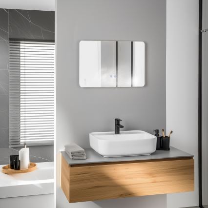 Brilagi - Specchio da bagno riscaldato DIANA LED/13W/230V 40x60 cm IP44 CRI 90 dimmerabile + CCT