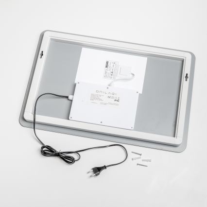 Brilagi - Specchio da bagno riscaldato DIANA LED/13W/230V 40x60 cm IP44 CRI 90 dimmerabile + CCT