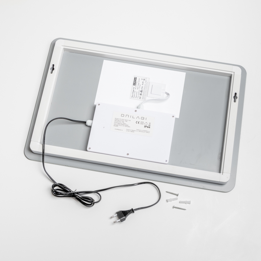 Brilagi - Specchio da bagno riscaldato DIANA LED/13W/230V 40x60 cm IP44 CRI 90 dimmerabile + CCT