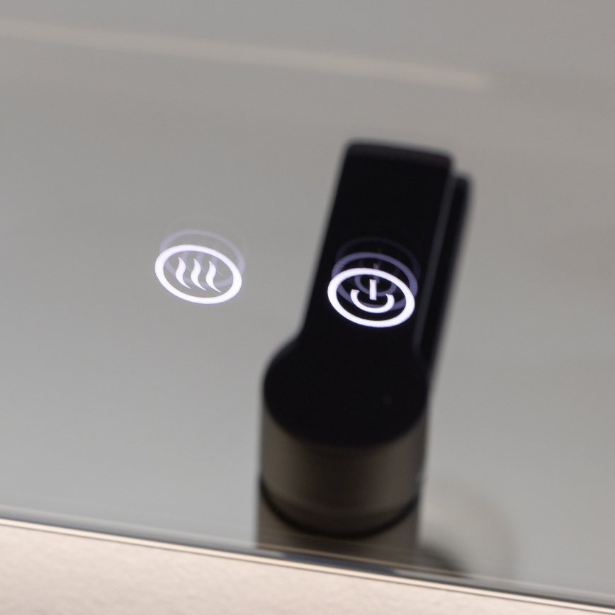 Brilagi - Specchio da bagno riscaldato a LED DIANA LED/17W/230V 60x60 cm IP44 CRI 90 dimmerabile + CCT