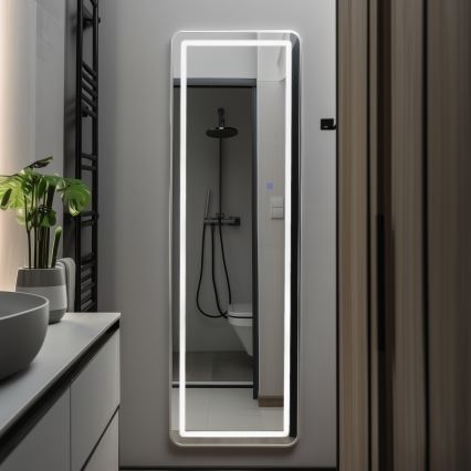Brilagi - Specchio da terra BELLEZA LED/42W/230V 160x50 cm IP44 CRI 90 dimmerabile + CCT