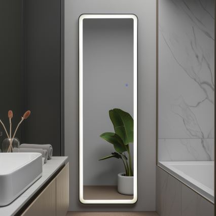 Brilagi - Specchio da terra ELEGANZA LED/42W/230V 160x50 cm IP44 CRI 90 dimmerabile + CCT