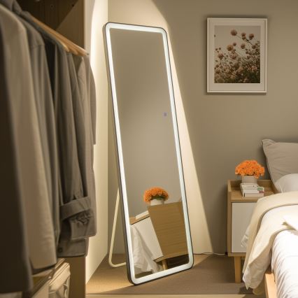 Brilagi - Specchio da terra ELEGANZA LED/42W/230V 160x50 cm IP44 CRI 90 dimmerabile + CCT