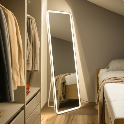 Brilagi - Specchio da terra ELEGANZA LED/42W/230V 160x50 cm IP44 CRI 90 dimmerabile + CCT