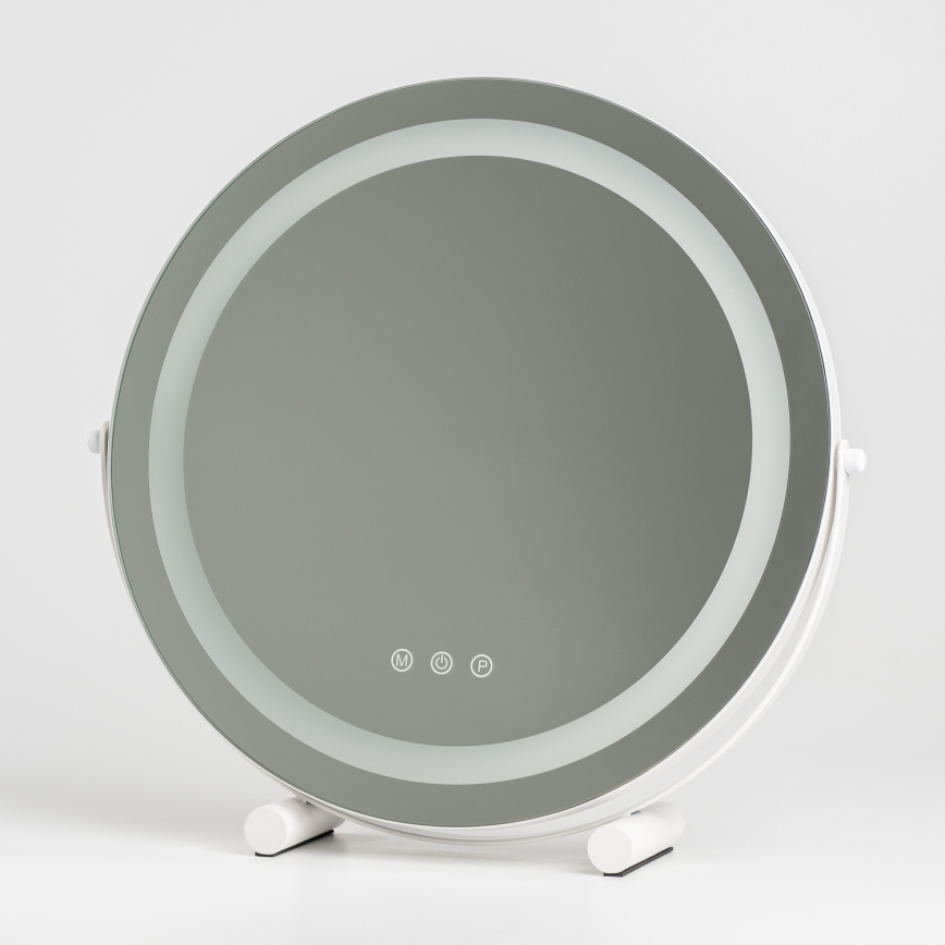 BRILAGI - Specchio da trucco a LED dimmerabile CALIFORNIA LED/17W/230V 3000/4000/6500K Ø 42 cm bianco