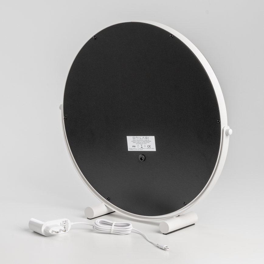 BRILAGI - Specchio da trucco a LED dimmerabile CALIFORNIA LED/17W/230V 3000/4000/6500K Ø 42 cm bianco
