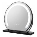 Brilagi - Specchio da trucco a LED dimmerabile FLORIDA LED/14W/230V 3000/4000/6500K 44x40 cm nero