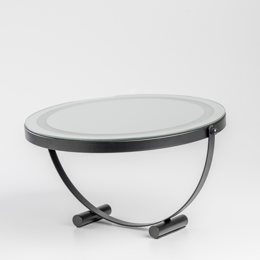 BRILAGI - Specchio da trucco LED dimmerabile CALIFORNIA LED/17W/230V 3000/4000/6500K Ø 42 cm nero