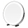 Brilagi - Specchio da trucco LED dimmerabile CALIFORNIA LED/17W/230V 3000/4000/6500K Ø 42 cm nero