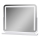 Brilagi - Specchio da trucco LED dimmerabile CALIFORNIA LED/22W/230V 3000/4000/6500K 58x43 cm bianco