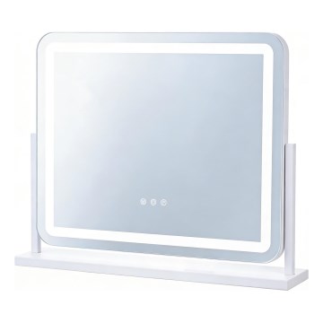 Brilagi - Specchio da trucco LED dimmerabile CALIFORNIA LED/25W/230V 3000/4000/6500K 55x44 cm bianco