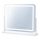 Brilagi - Specchio da trucco LED dimmerabile CALIFORNIA LED/25W/230V 3000/4000/6500K 55x44 cm bianco