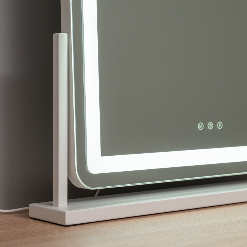 BRILAGI - Specchio da trucco LED dimmerabile CALIFORNIA LED/25W/230V 3000/4000/6500K 55x44 cm bianco