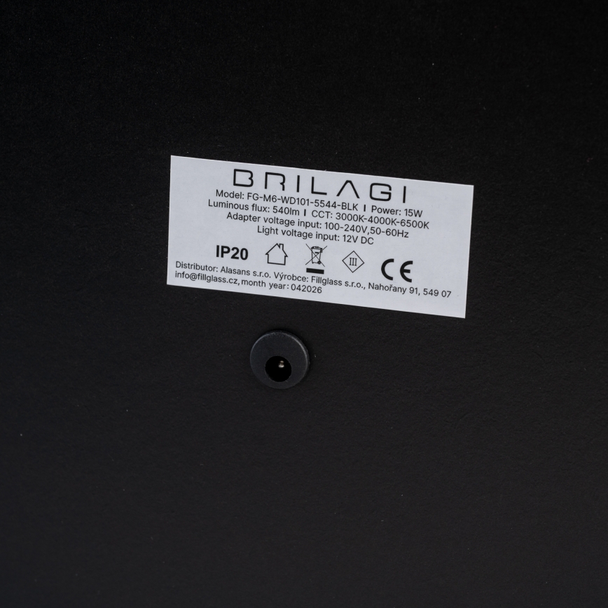 BRILAGI - Specchio da trucco LED dimmerabile CALIFORNIA LED/25W/230V 3000/4000/6500K 55x44 cm bianco