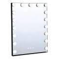 Brilagi - Specchio da trucco LED dimmerabile HOLLYWOOD LED/15W/230V 3000/4000/6500K 55x70 cm nero