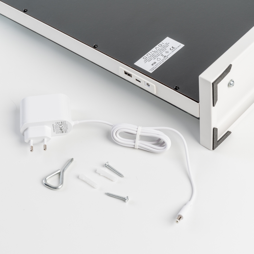 BRILAGI - Specchio per trucco LED dimmerabile HOLLYWOOD LED/15W/230V CCT + 2x USB 60x50 cm bianco