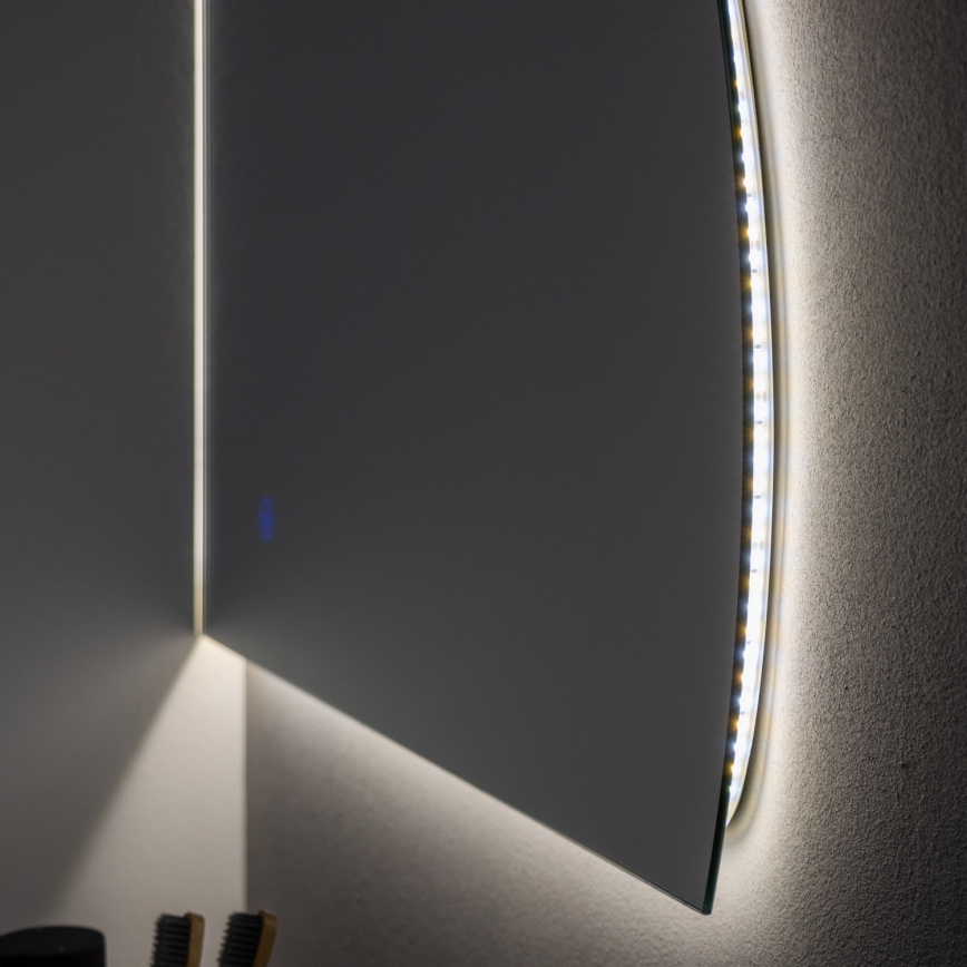 Brilagi - Specchio LED da bagno QUARTIERE LED/18W/230V 50x55 cm IP44 CRI 90 dimmerabile + CCT