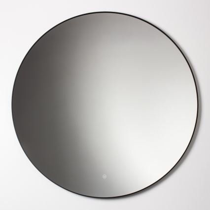 Brilagi - Specchio da bagno LED VENA BLACK LED/19W/230V Ø 60 cm IP44 CRI 90 dimmerabile + CCT